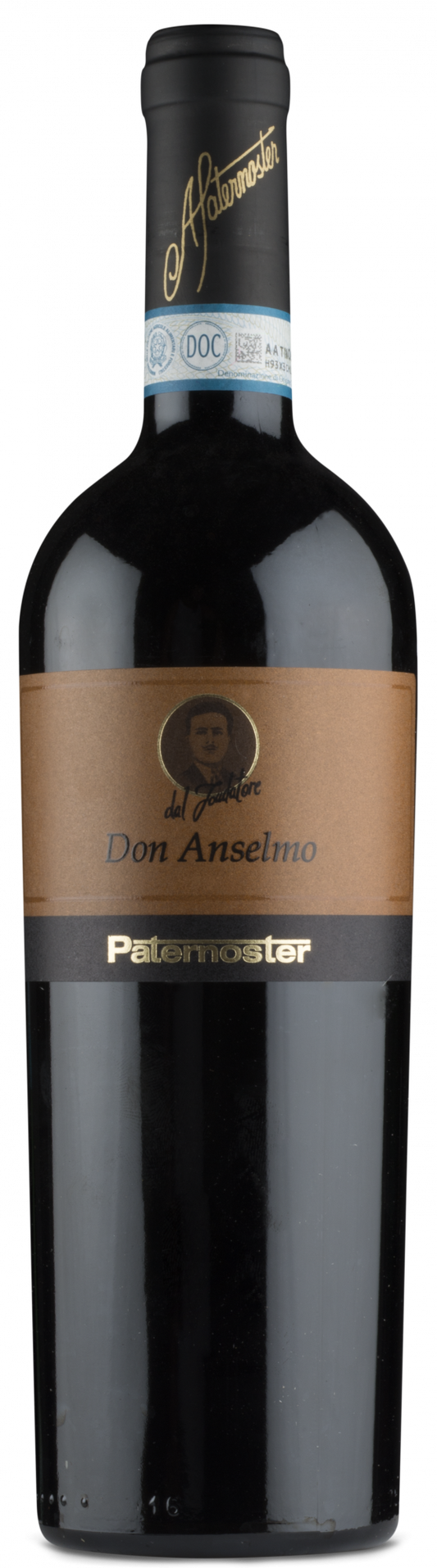 Paternoster Aglianico del Vulture Don Anselmo 2017  Front Bottle Shot