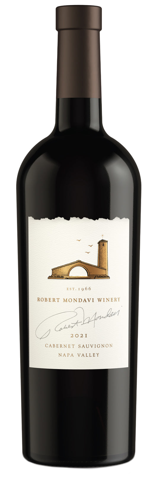 Robert Mondavi Napa Valley Cabernet Sauvignon 2021  Front Bottle Shot