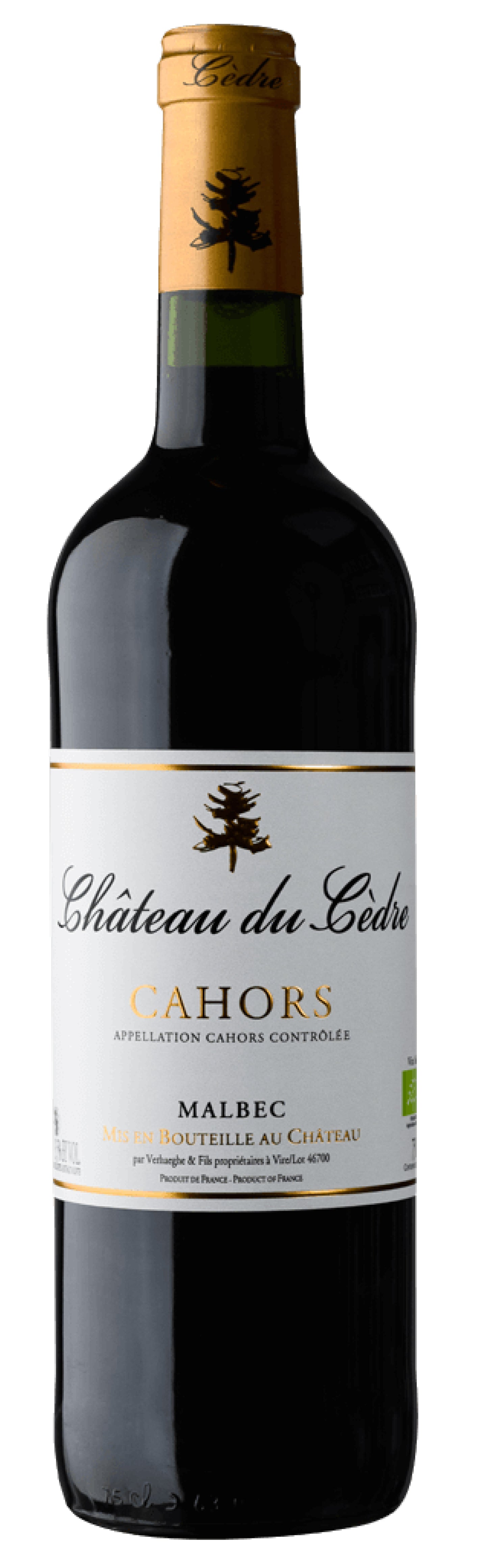 Chateau du Cedre  2021  Front Bottle Shot