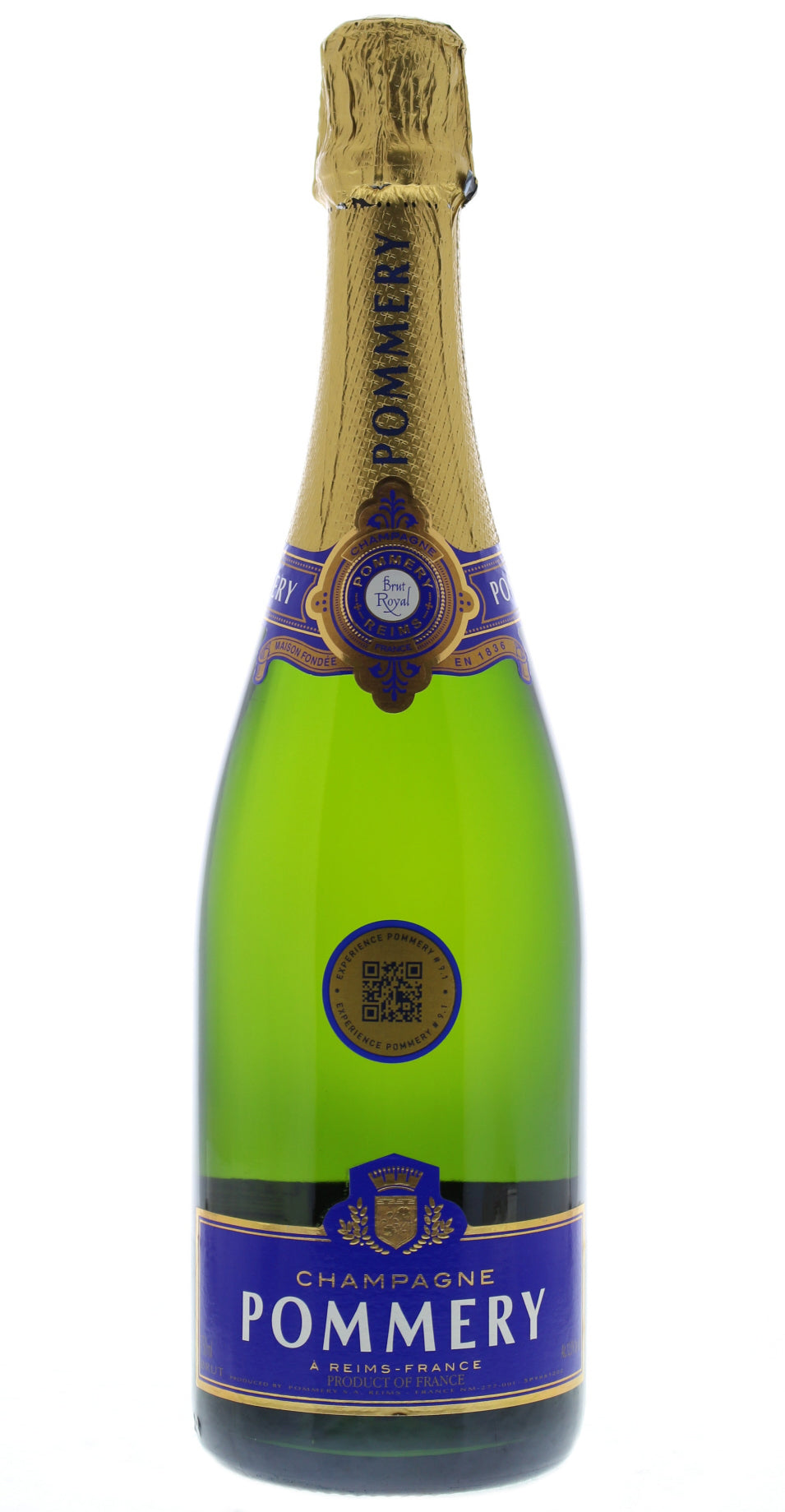 Pommery Brut Royal  Front Bottle Shot