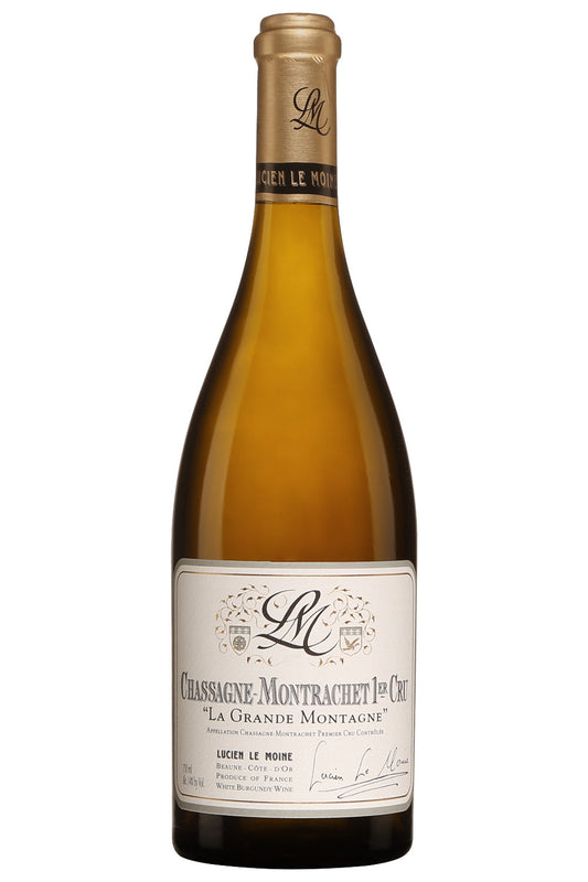 Lucien Le Moine Chassagne-Montrachet Grande Montagne Premier Cru 2022  Front Bottle Shot