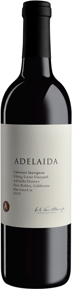 Adelaida Viking Estate Vineyard Signature Cabernet Sauvignon 2020  Front Bottle Shot