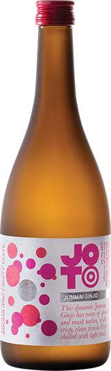 Joto The Pink One Junmai Ginjo Sake (720ML)  Front Bottle Shot