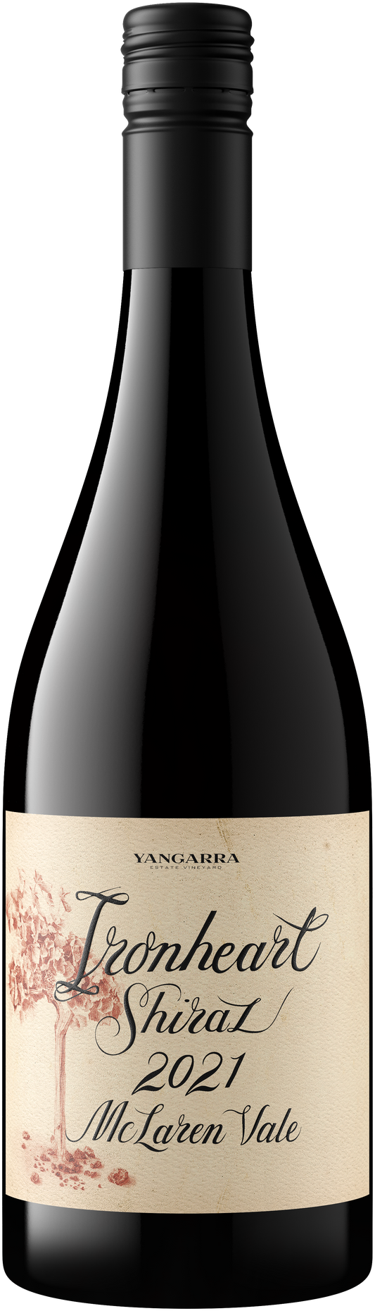 Yangarra Ironheart Shiraz 2021  Front Bottle Shot