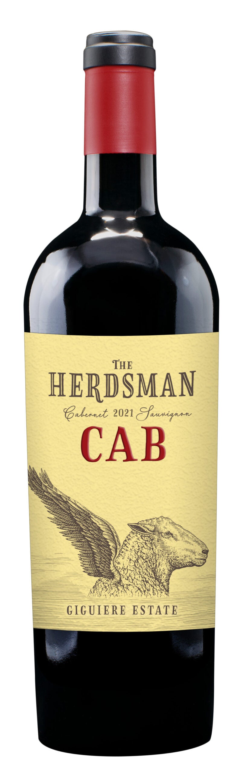Giguiere Estate The Herdsman Cabernet Sauvignon 2021  Front Bottle Shot