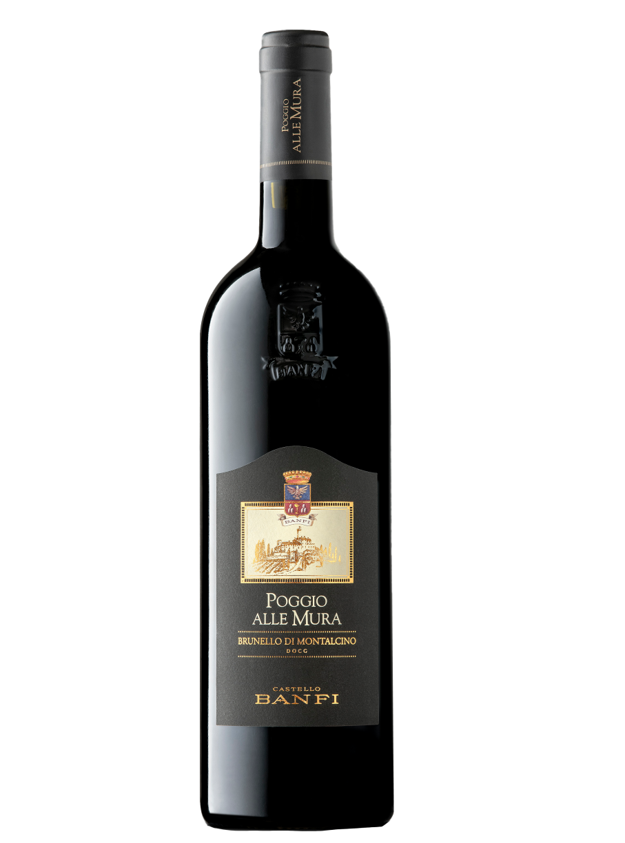 Banfi Brunello di Montalcino Poggio Alle Mura 2018  Front Bottle Shot