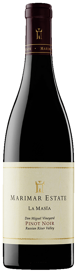 Marimar Estate Don Miguel Vineyard La Masia Pinot Noir 2019  Front Bottle Shot