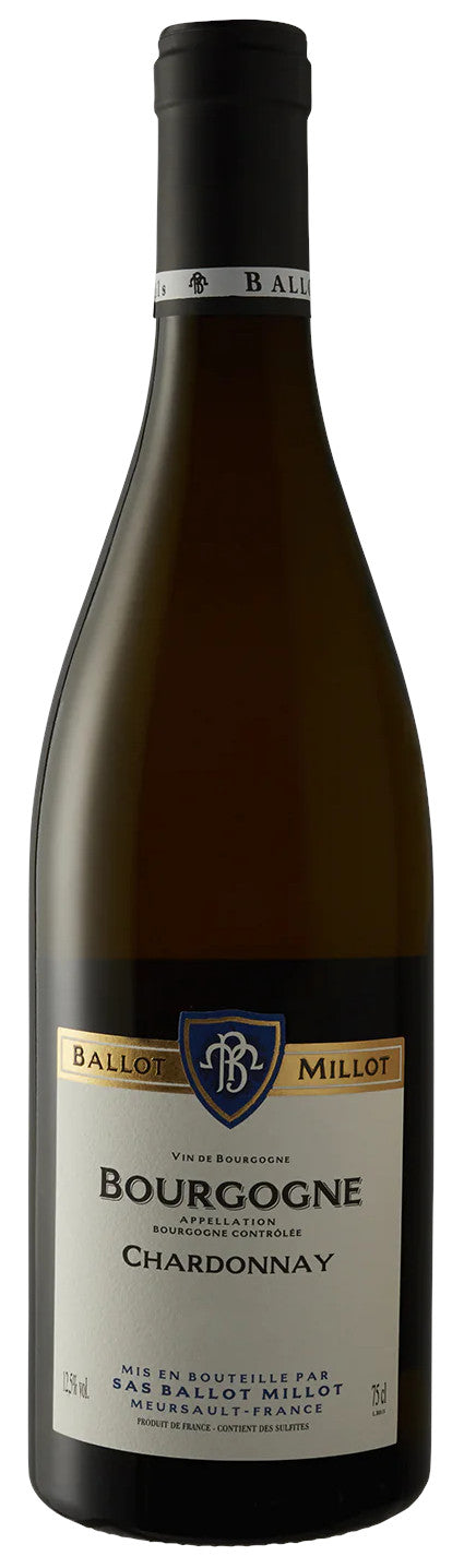 Ballot-Millot Bourgogne Blanc 2022  Front Bottle Shot