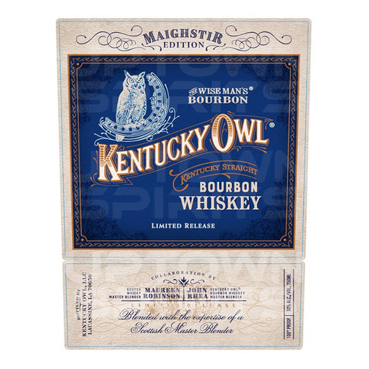 Kentucky Owl Maighstir Edition Bourbon Whiskey 750ml