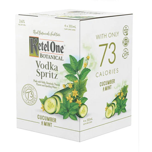Ketel One Botanical Cucumber & Mint Vodka Spritz 4/355ml