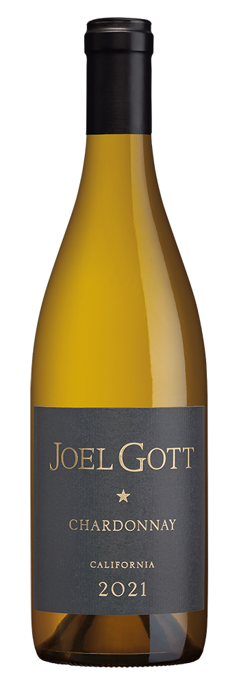 Joel Gott Barrel-Aged Chardonnay 2021  Front Bottle Shot