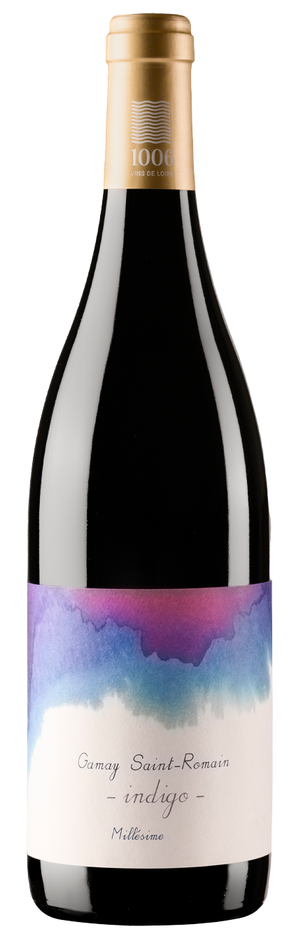 1006 Vins de Loire Saint-Romain Indigo Gamay  2022  Front Bottle Shot