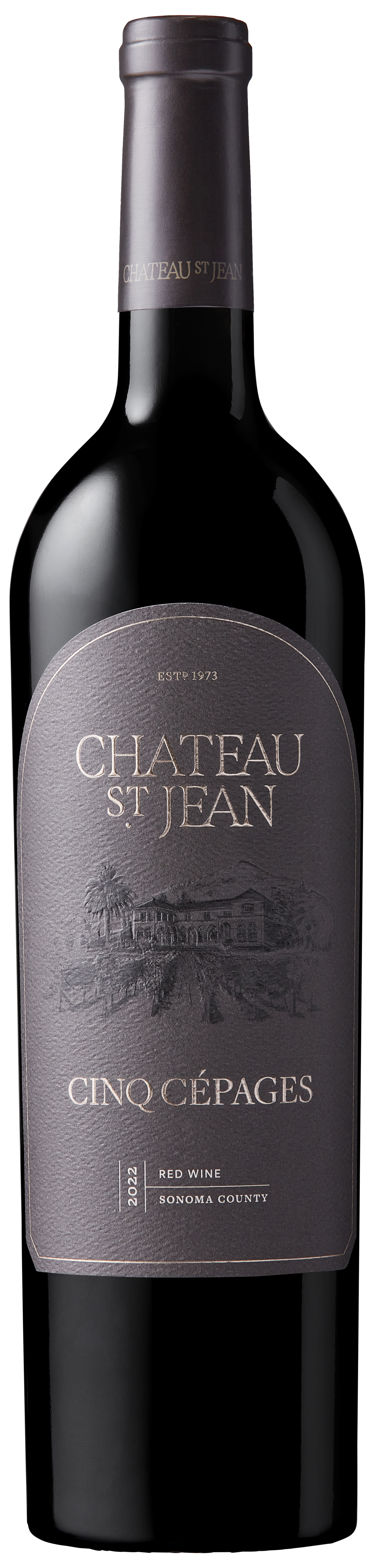 Chateau St. Jean Cinq Cepages 2022  Front Bottle Shot