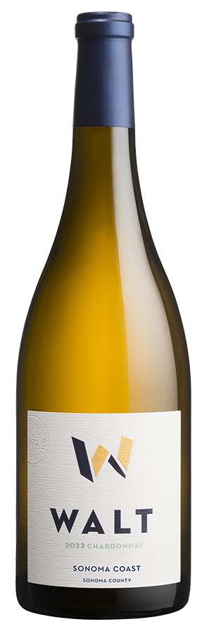 Walt Sonoma Coast Chardonnay 2022  Front Bottle Shot