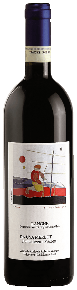 Roberto Voerzio Vigneto Fontanazza Pissotta Langhe Merlot 2016  Front Bottle Shot