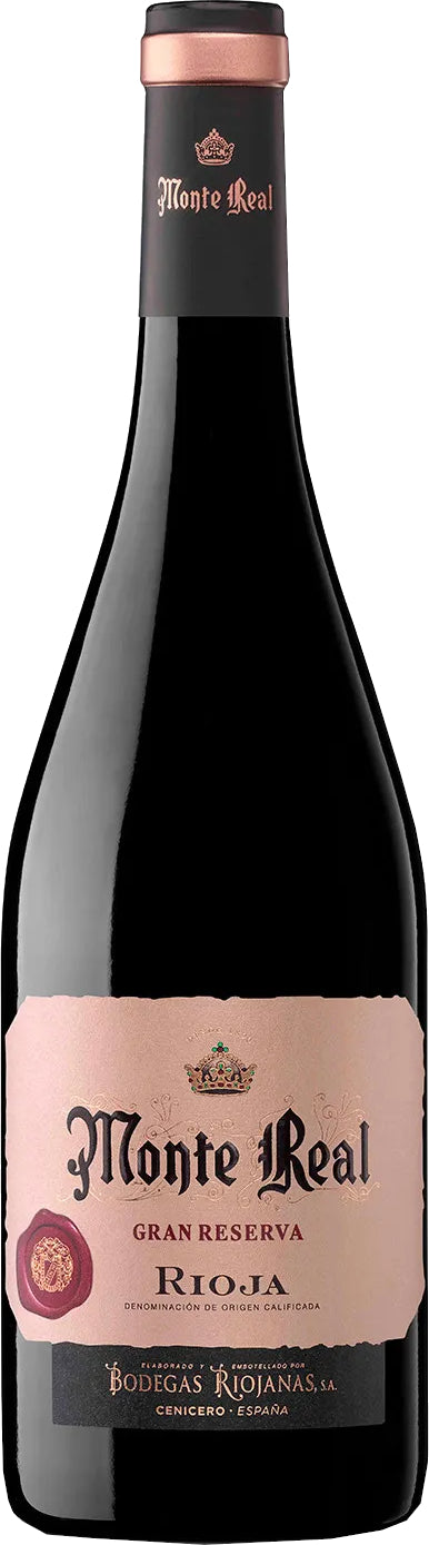 Bodegas Riojanas Monte Real Gran Reserva 2017  Front Bottle Shot