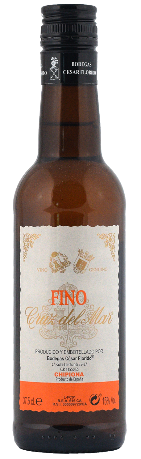 Cesar Florido Fino Sherry (375ML half-bottle)  Front Bottle Shot