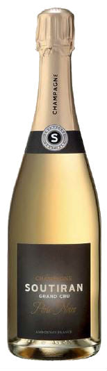 Champagne Soutiran Perle Noire Grand Cru  Front Bottle Shot