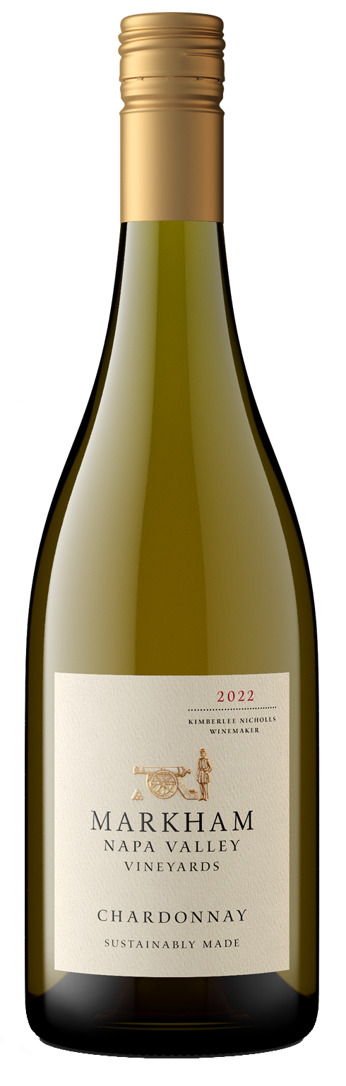 Markham Chardonnay 2022  Front Bottle Shot