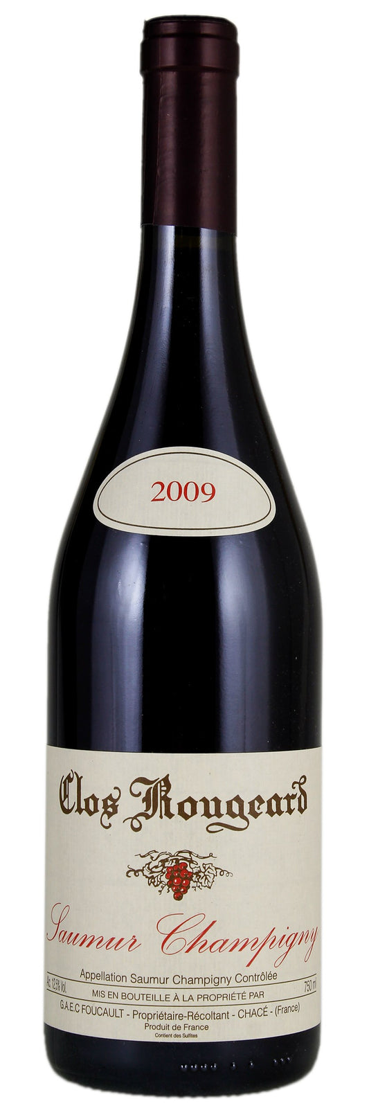 Clos Rougeard Saumur-Champigny Le Clos 2009  Front Bottle Shot