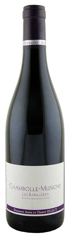 Domaine Sigaut Chambolle-Musigny Babilleres 2022  Front Bottle Shot