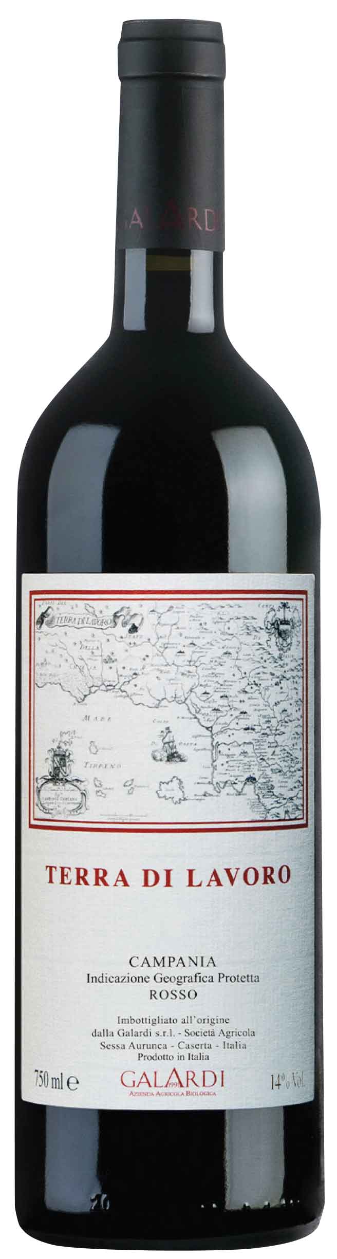 Galardi Terra di Lavoro 2019  Front Bottle Shot