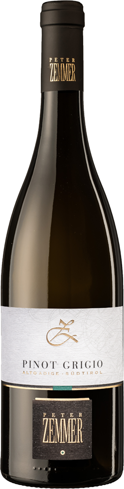 Peter Zemmer Pinot Grigio 2023  Front Bottle Shot