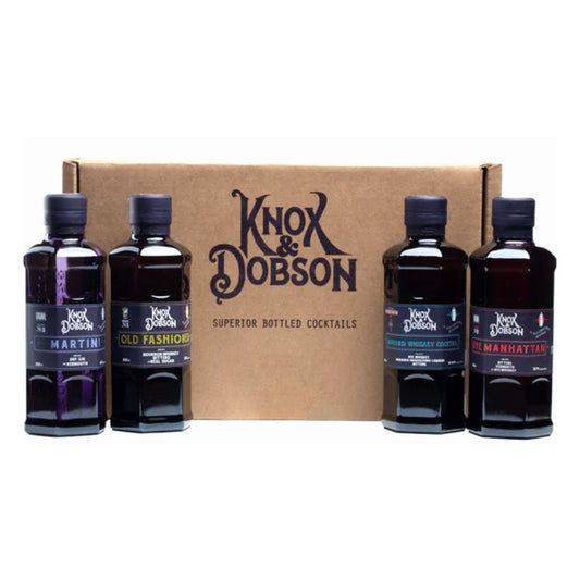 Knox and Dobson Superior Bottles Cocktails Variety 4/200ml