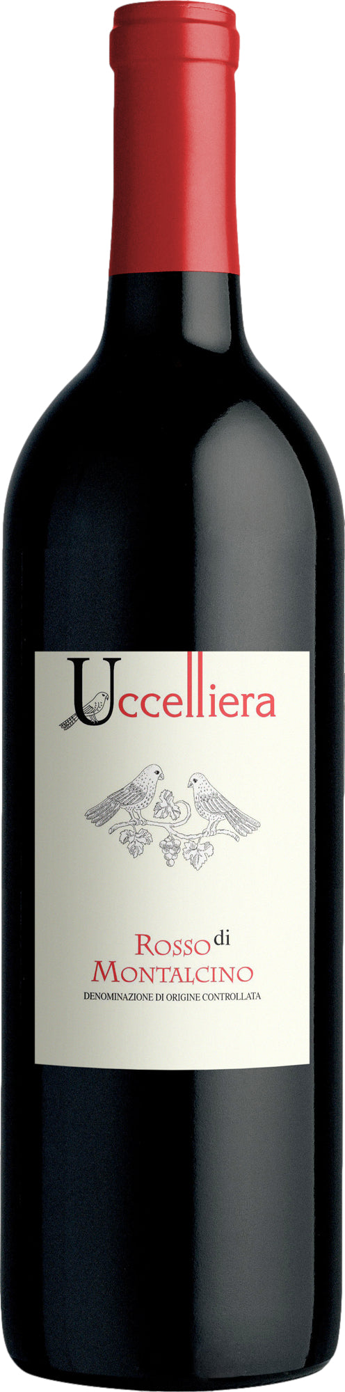 Uccelliera Rosso di Montalcino 2022  Front Bottle Shot