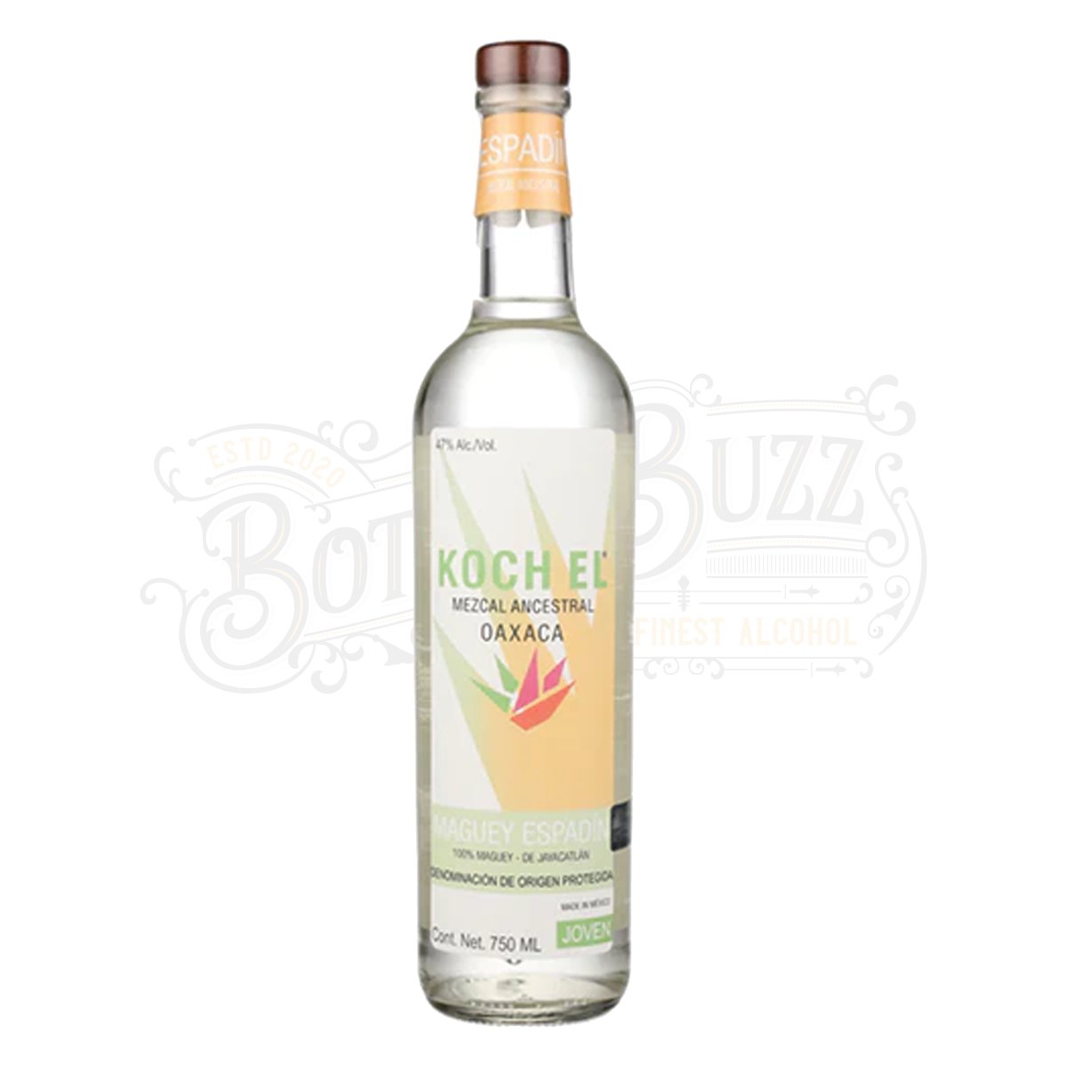 Koch El Mezcal Ancestral Joven Maguey Espadin De Jayacatlan