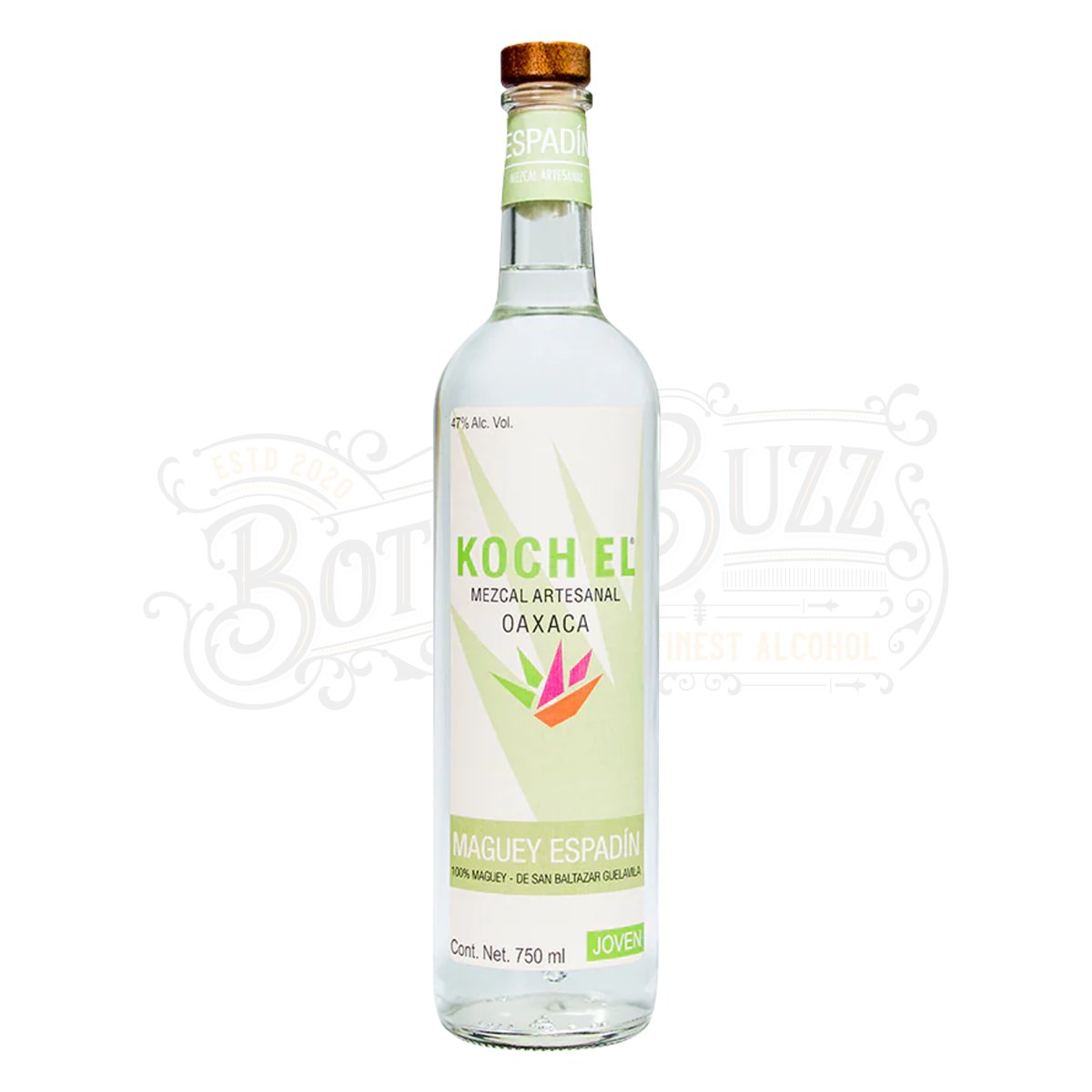 Koch El Mezcal Artesanal Joven Maguey Espadin De San Baltazar Guelavila