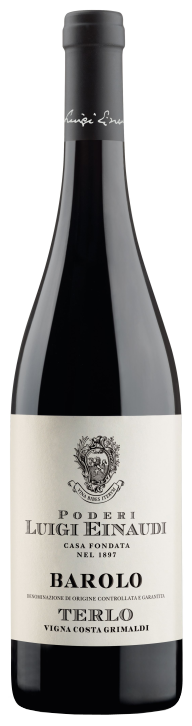 Luigi Einaudi Barolo Terlo Vigna Costa Grimaldi 2019  Front Bottle Shot