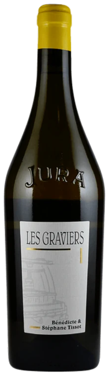 Benedicte et Stephane Tissot Arbois Les Graviers Chardonnay 2021  Front Bottle Shot