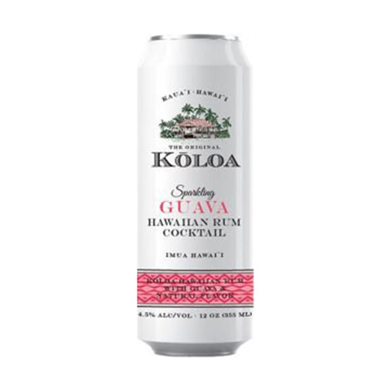 Koloa Guava Hawaiian Rum Sparkling Cocktail 4/355ml
