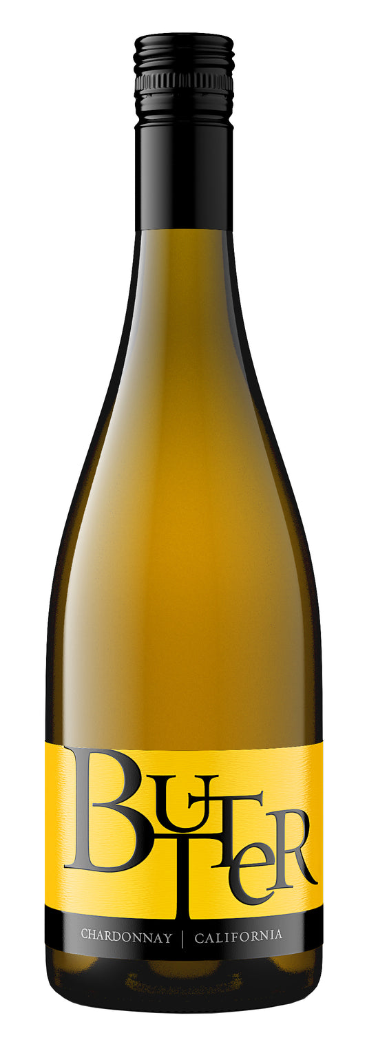 JaM Cellars Butter Chardonnay 2022  Front Bottle Shot
