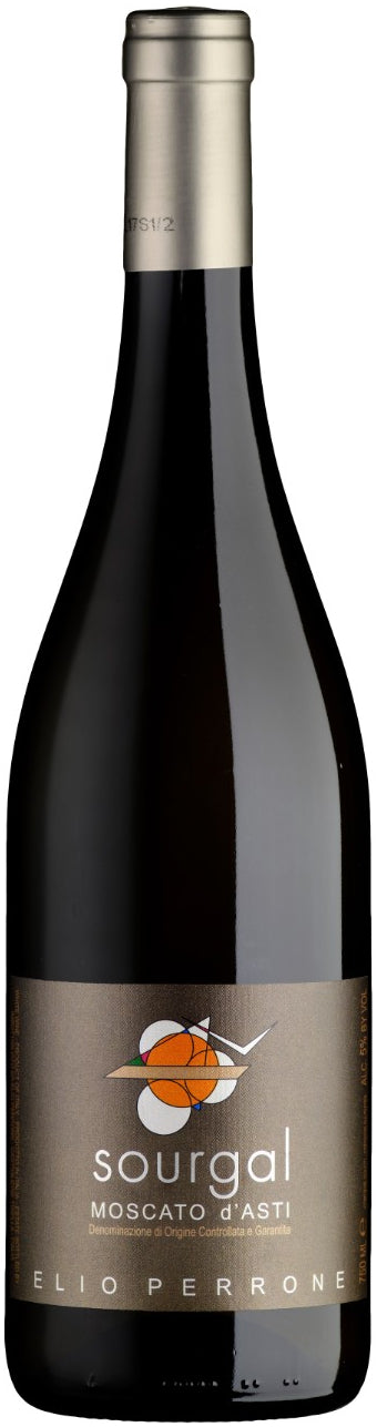 Elio Perrone Moscato d'Asti Sourgal 2024  Front Bottle Shot
