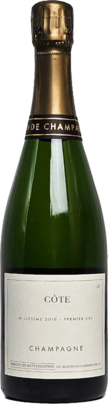 Les Monts Fournois Cote Vertus Premier Cru 2010  Front Bottle Shot