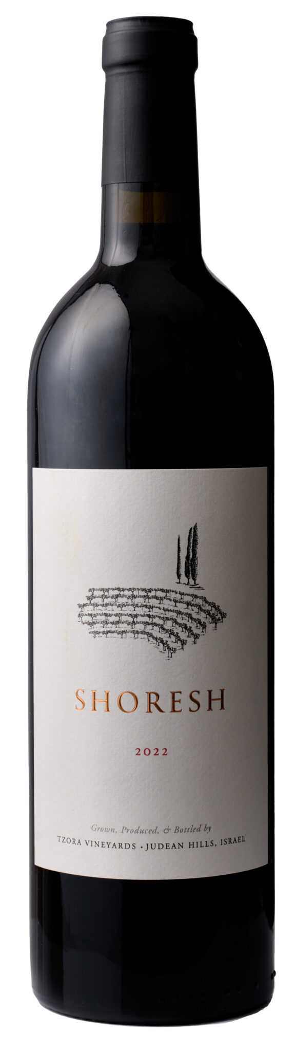 Tzora Shoresh Red (OK Kosher) 2022  Front Bottle Shot