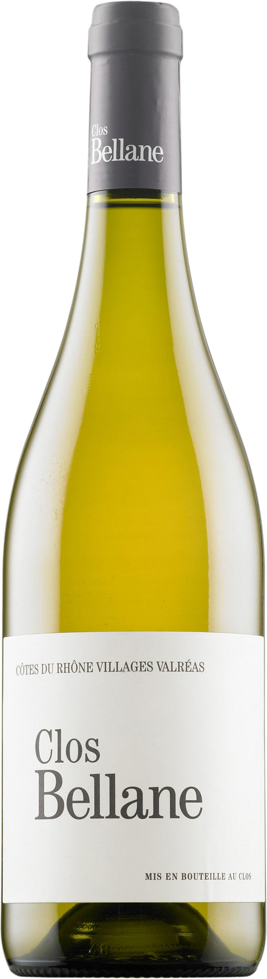 Clos Bellane Cotes du Rhone Villages Valreas Blanc 2022  Front Bottle Shot