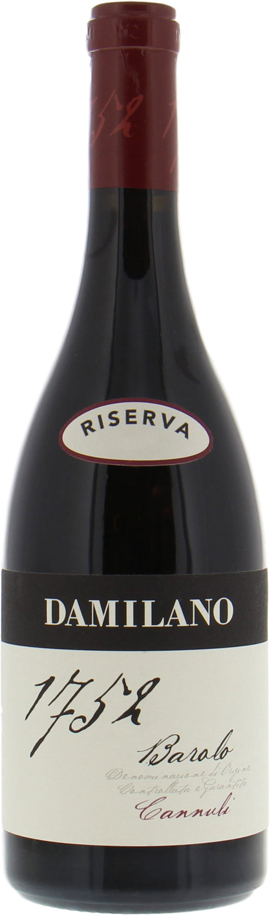 Damilano 1752 Barolo Cannubi Riserva 2016  Front Bottle Shot