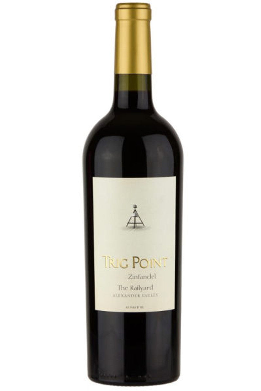 Trig Point Railyard Vineyard Zinfandel 2020  Front Bottle Shot