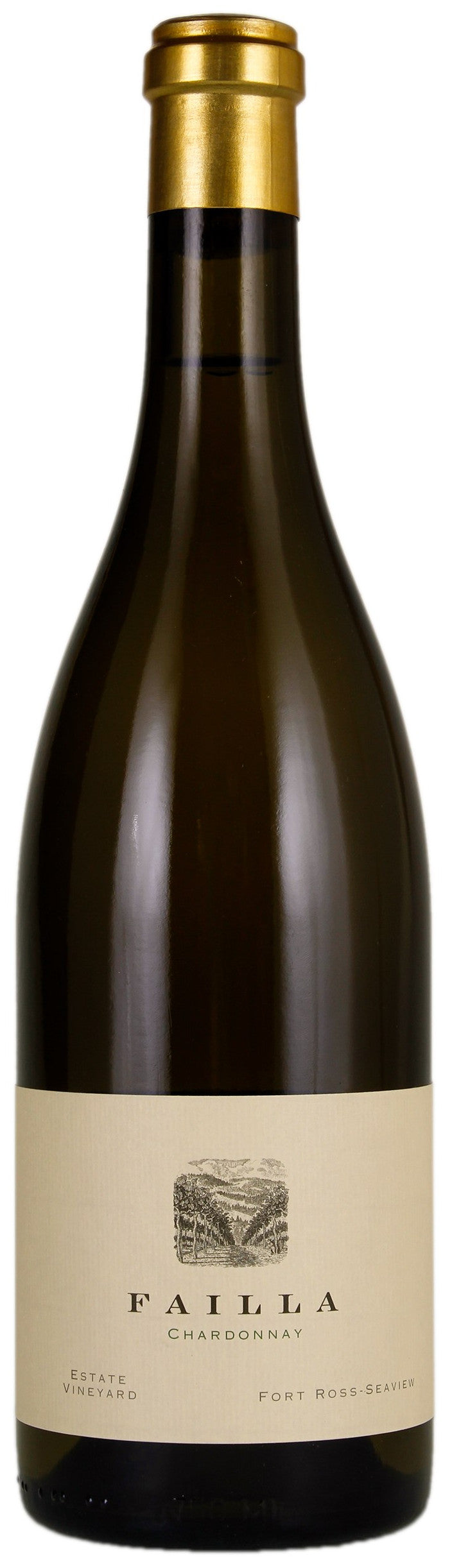 Failla Estate Vineyard Chardonnay 2023  Front Bottle Shot