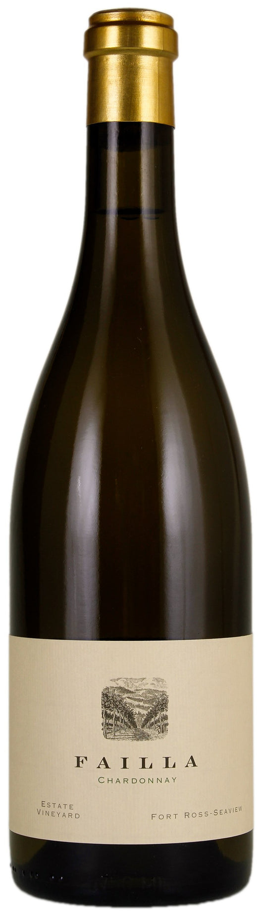 Failla Estate Vineyard Chardonnay 2023  Front Bottle Shot