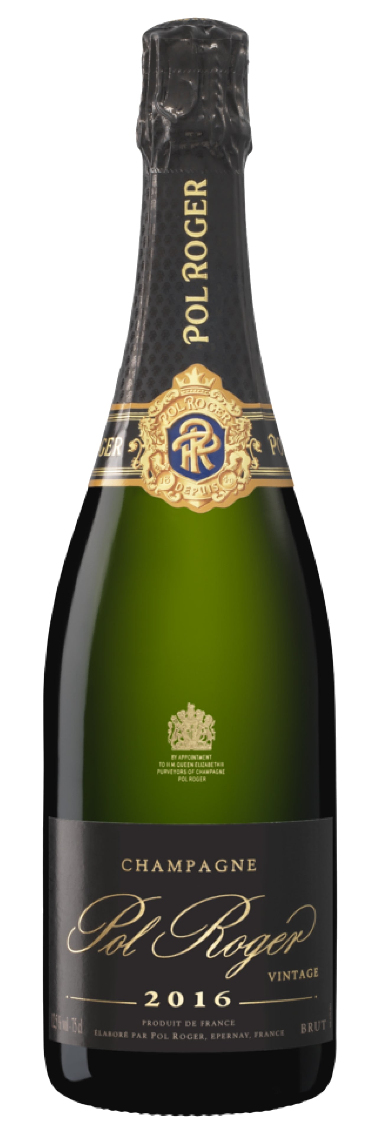 Pol Roger Vintage Brut 2016  Front Bottle Shot