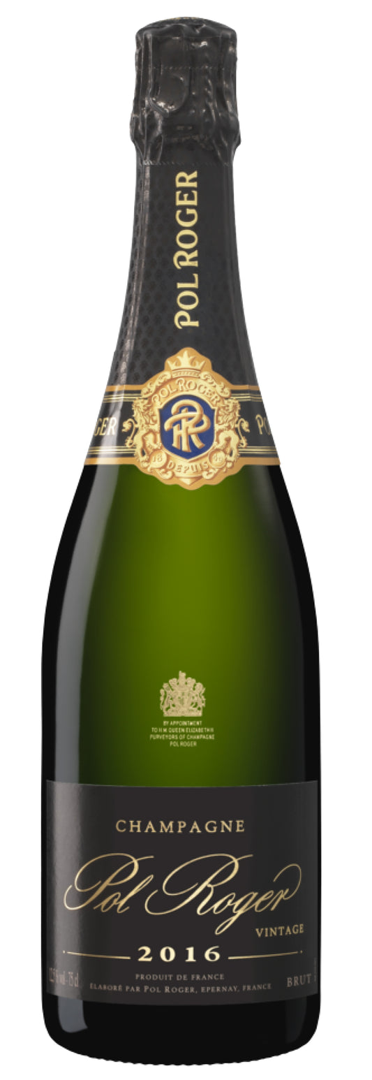 Pol Roger Vintage Brut 2016  Front Bottle Shot