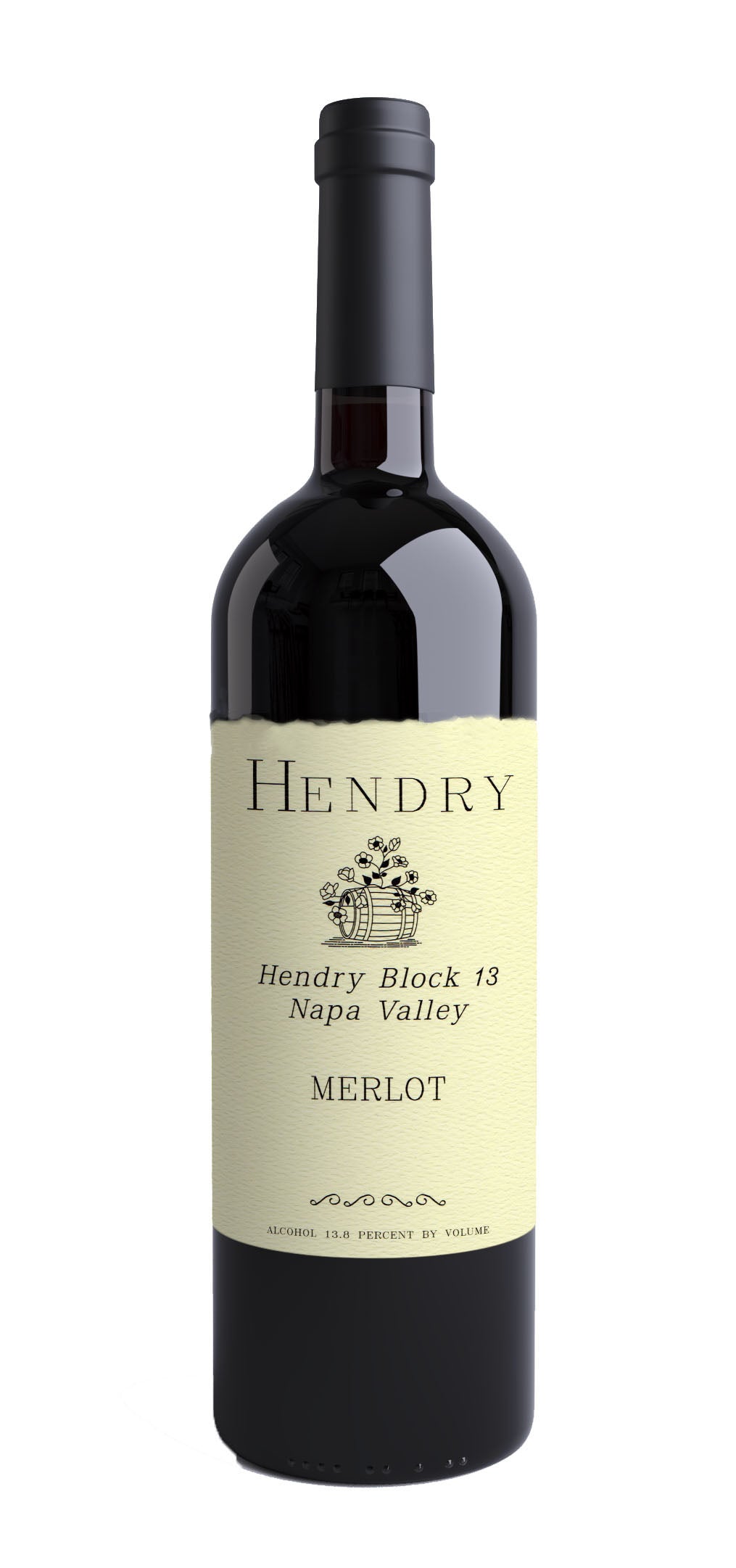 Hendry Merlot 2020  Front Bottle Shot