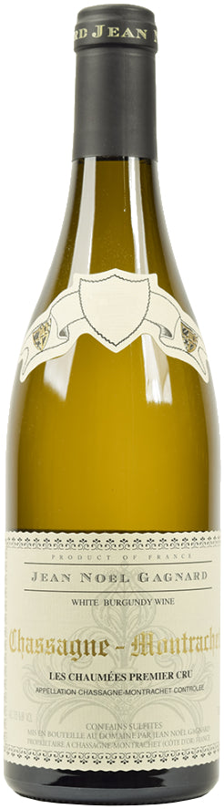 Jean-Noel Gagnard Chassagne-Montrachet Les Chaumees Premier Cru 2022  Front Bottle Shot