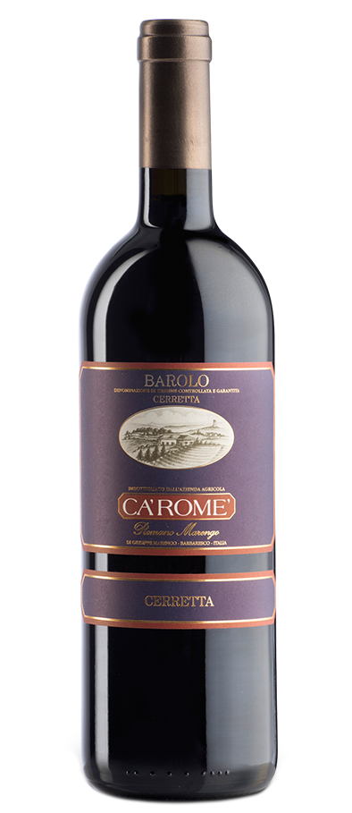 Ca' Rome Barolo Vigna Cerretta 2017  Front Bottle Shot