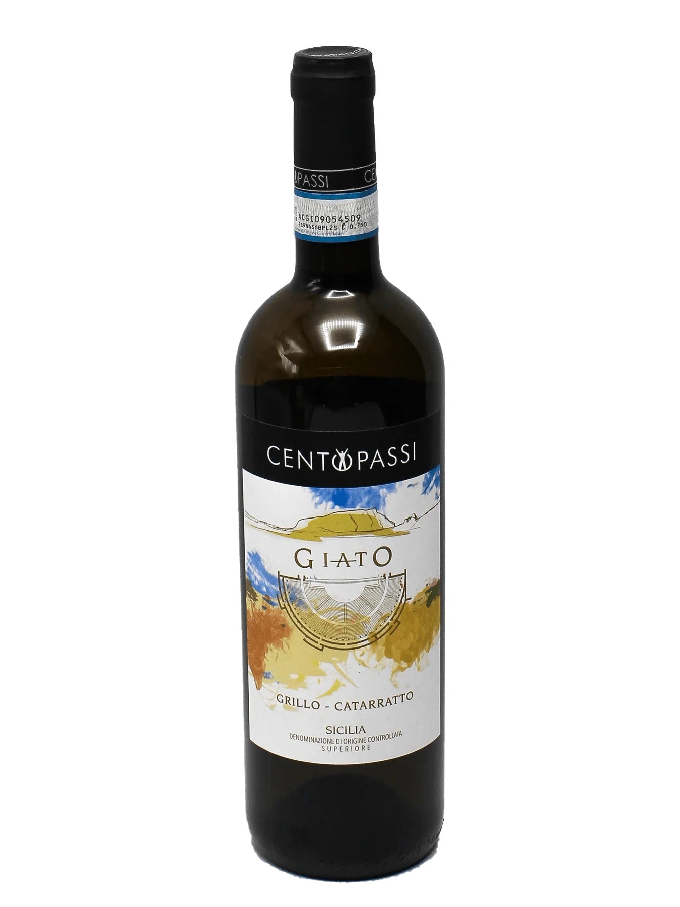 Centopassi Giato Bianco 2022  Front Bottle Shot