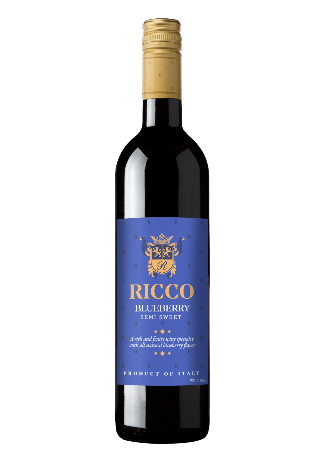 Ricco Blueberry  Front Bottle Shot